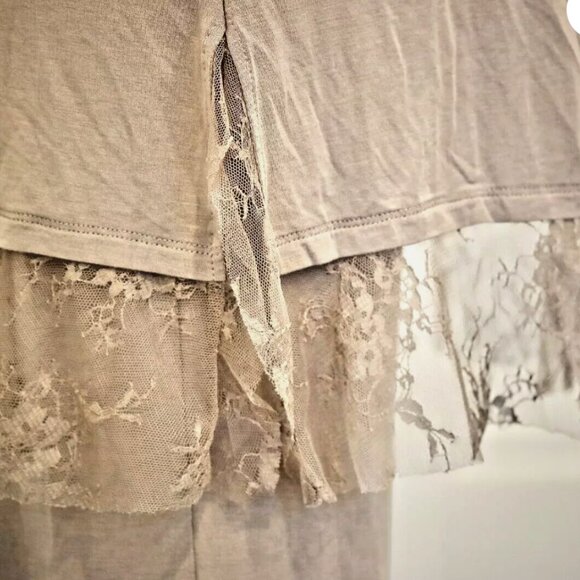 $250 M NWOT luxury TWINSET Simona Barbieri couture PAJAMA SET PLUM lace RAYON - Picture 5 of 12